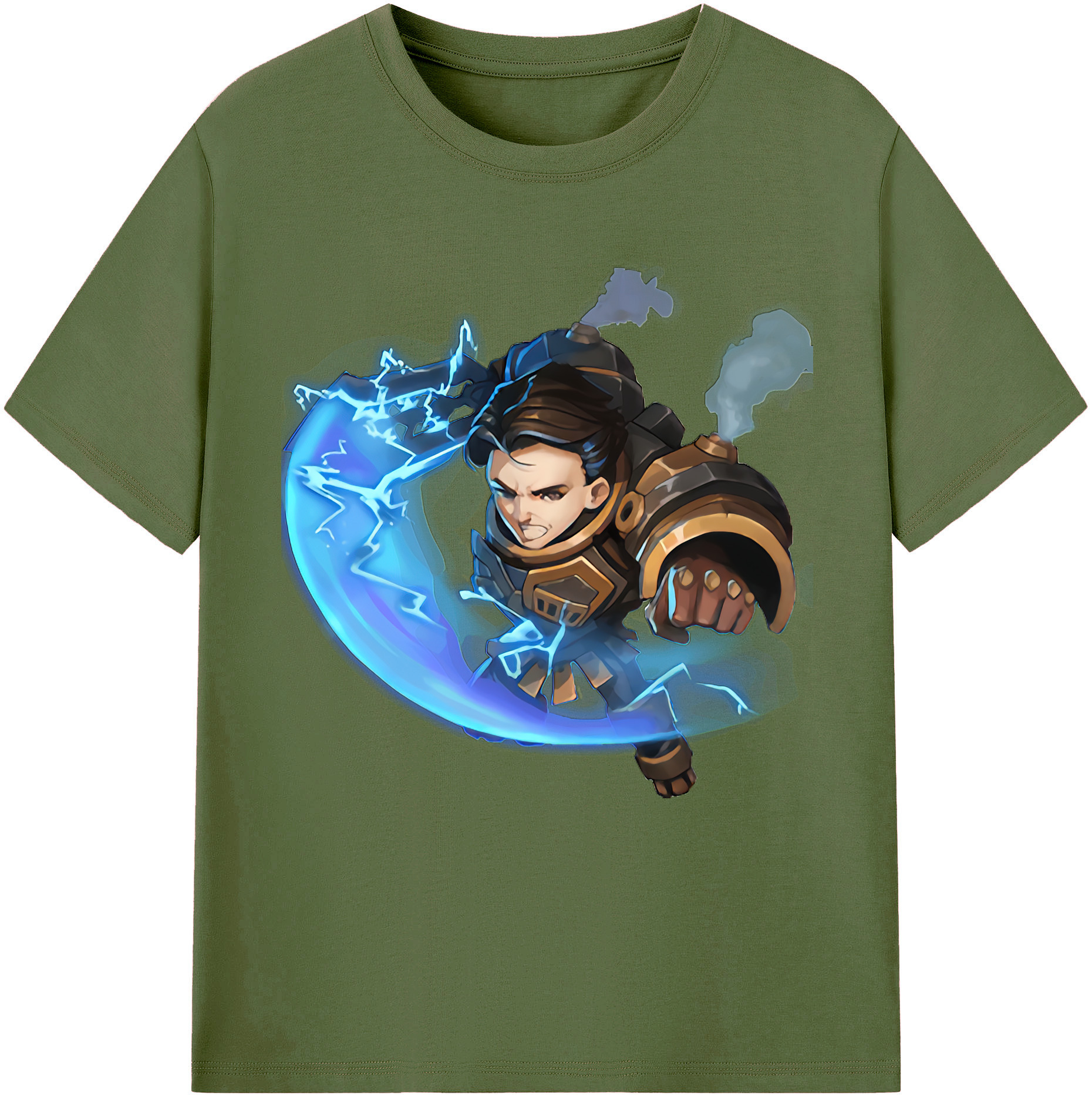 リーグ・オブ・レジェンド League of Legends LOL 綿100％半袖Tシャツ（フロントプリント）